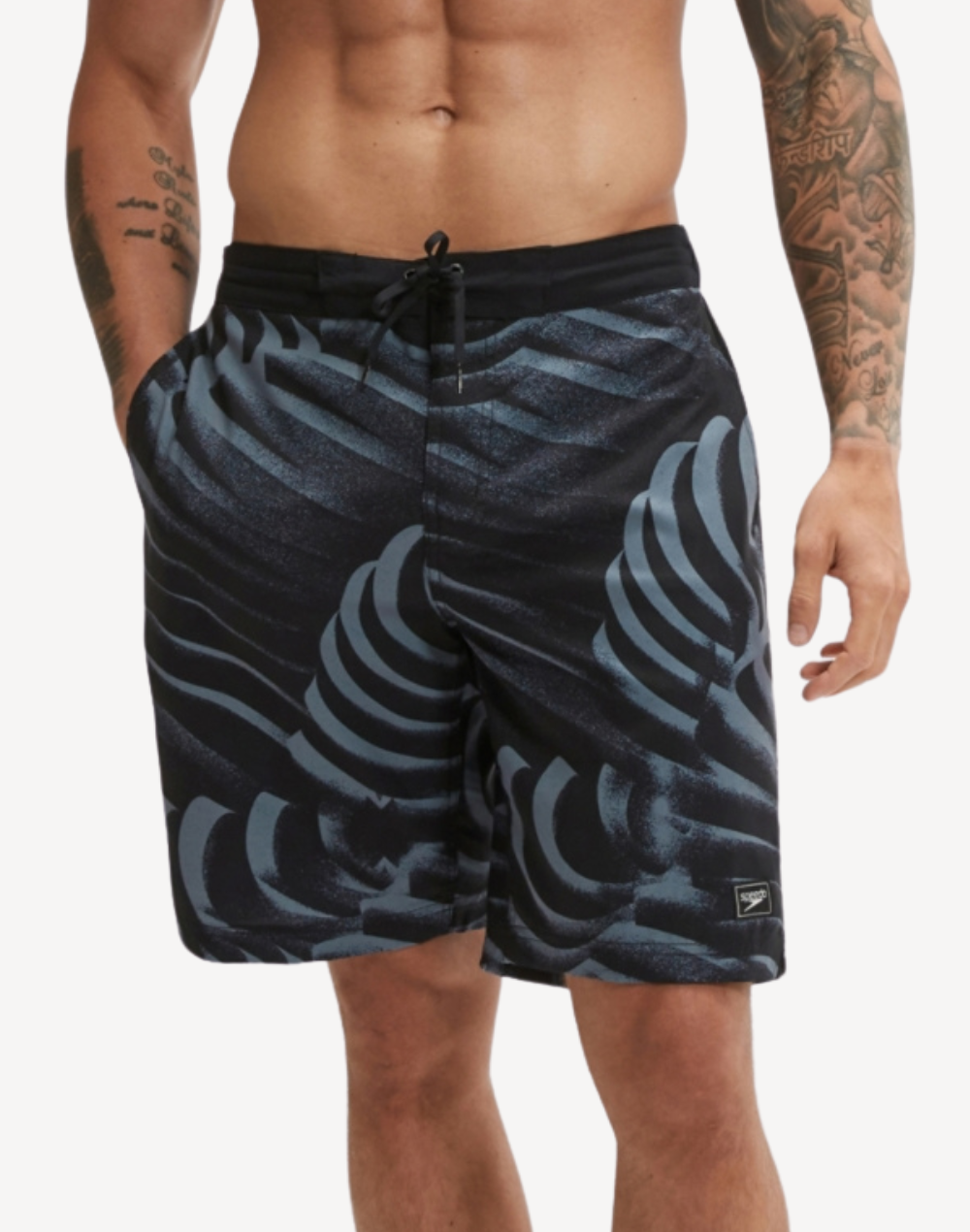 Print Bondi 20" Swim Trunk#color_bondi-black