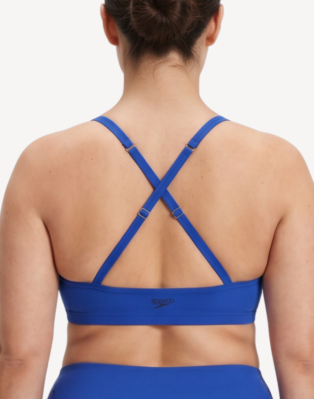 Solid High Neck Bikini Top#color_solid-sapphire