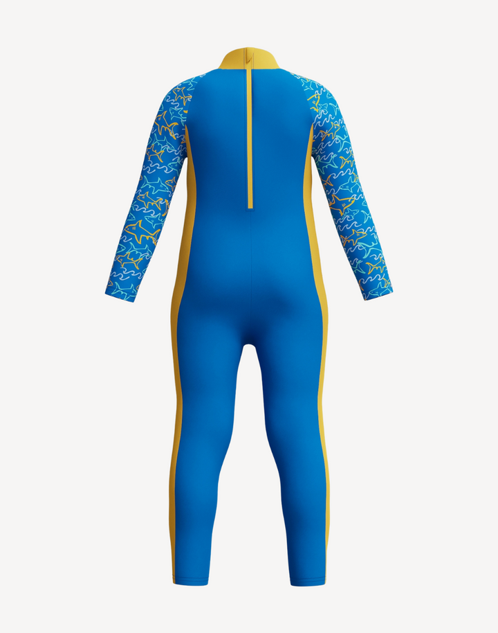 Toddler Boys Printed All-In-One UPF 40+ Sun Suit