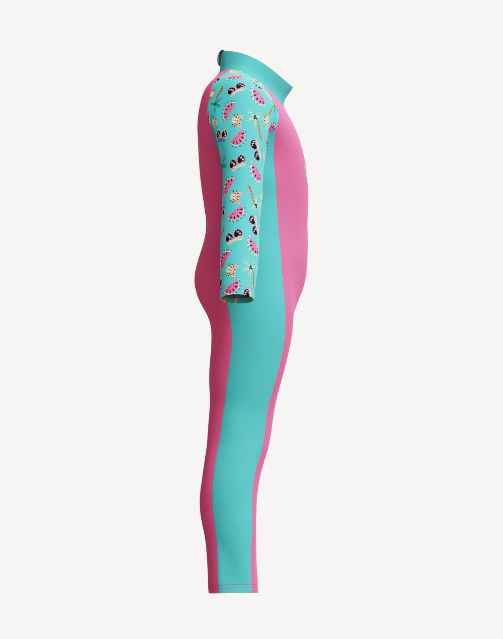 Toddler Girls Printed All-In-One UPF 40+ Sun Suit