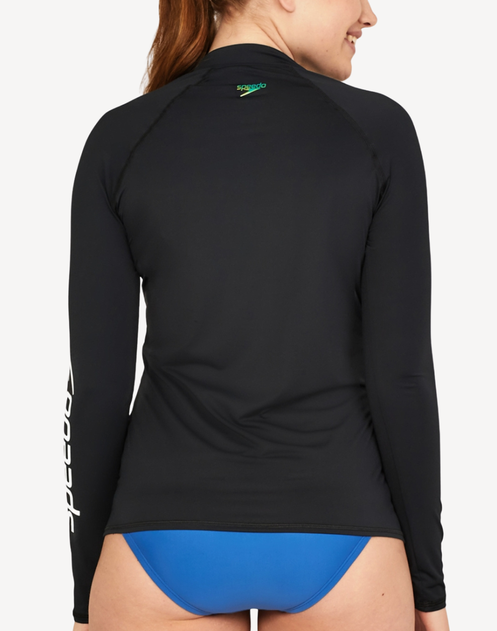 Women's Half Zip UPF 50 Long Sleeve Rashguard#color_half-zip-anthracite