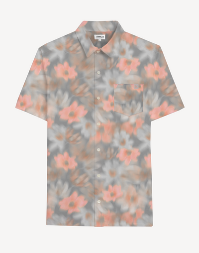 Blurred Floral Classic Button Up Shirt#color_blurred-floral-multi