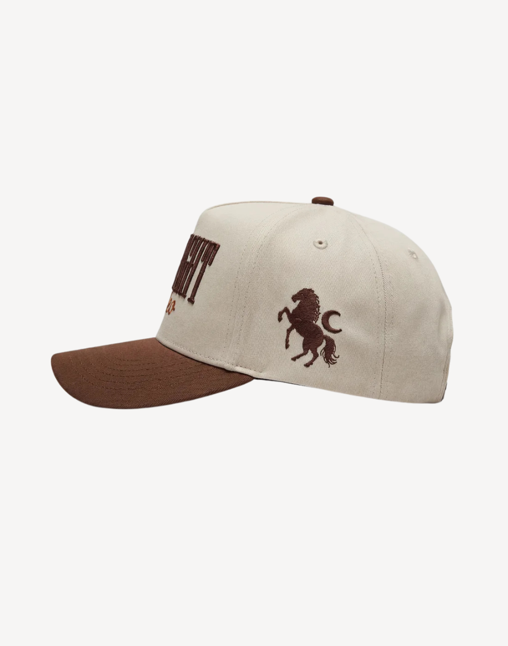 Midnight Rodeo Snapback Hat#color_midnight-cream-brown