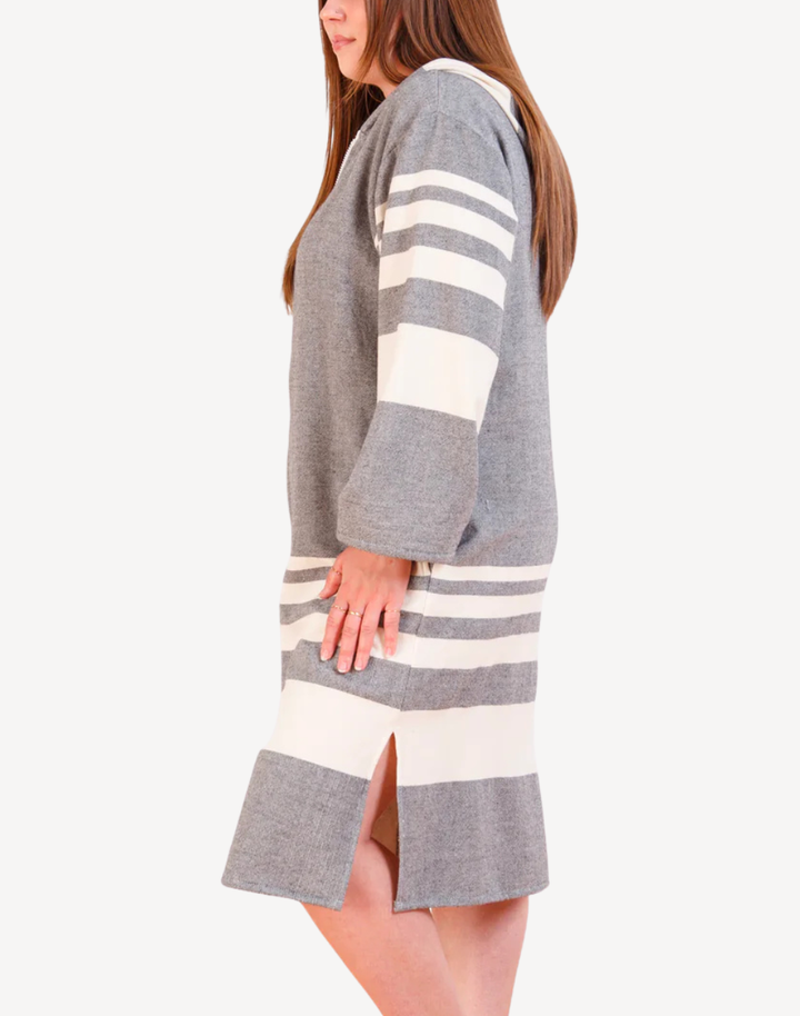 Gale Zip Front Poncho Cover Up