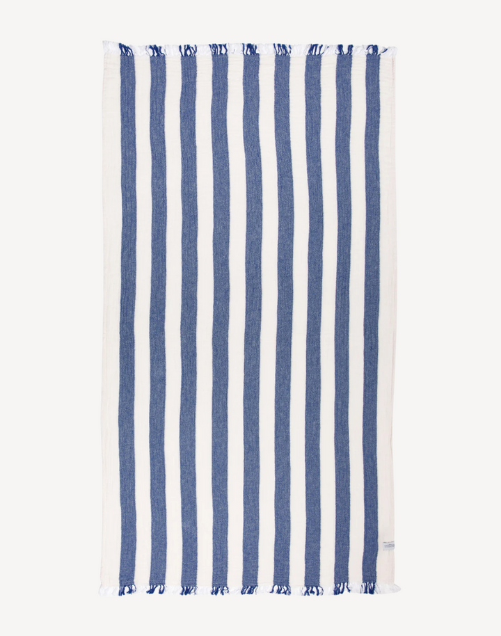 The Banks Stripe Gauze Muslin Turkish Towel