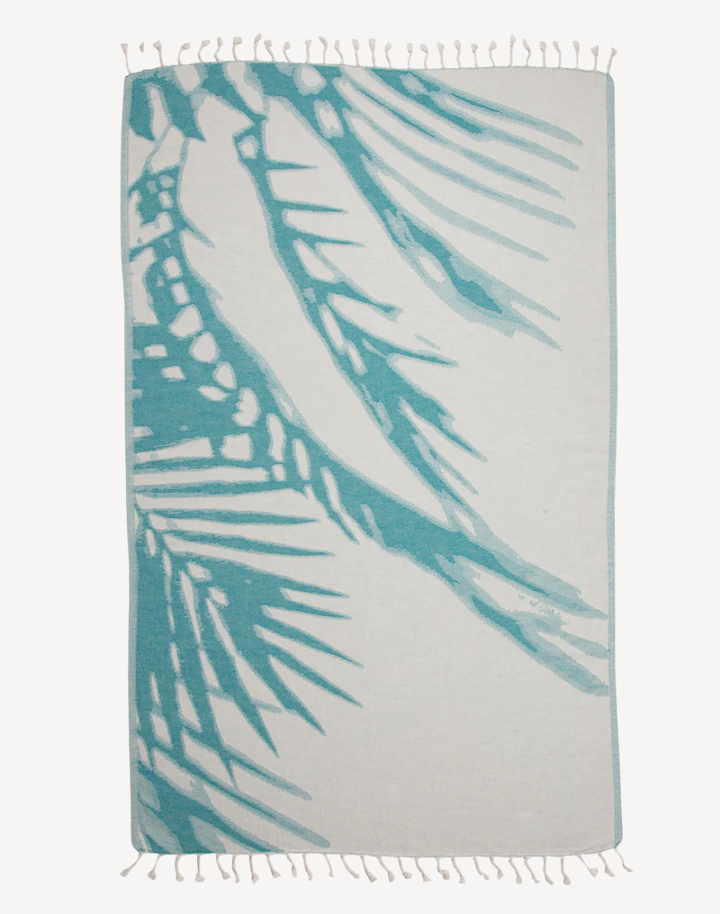 The Somers Palm Turkish Towel