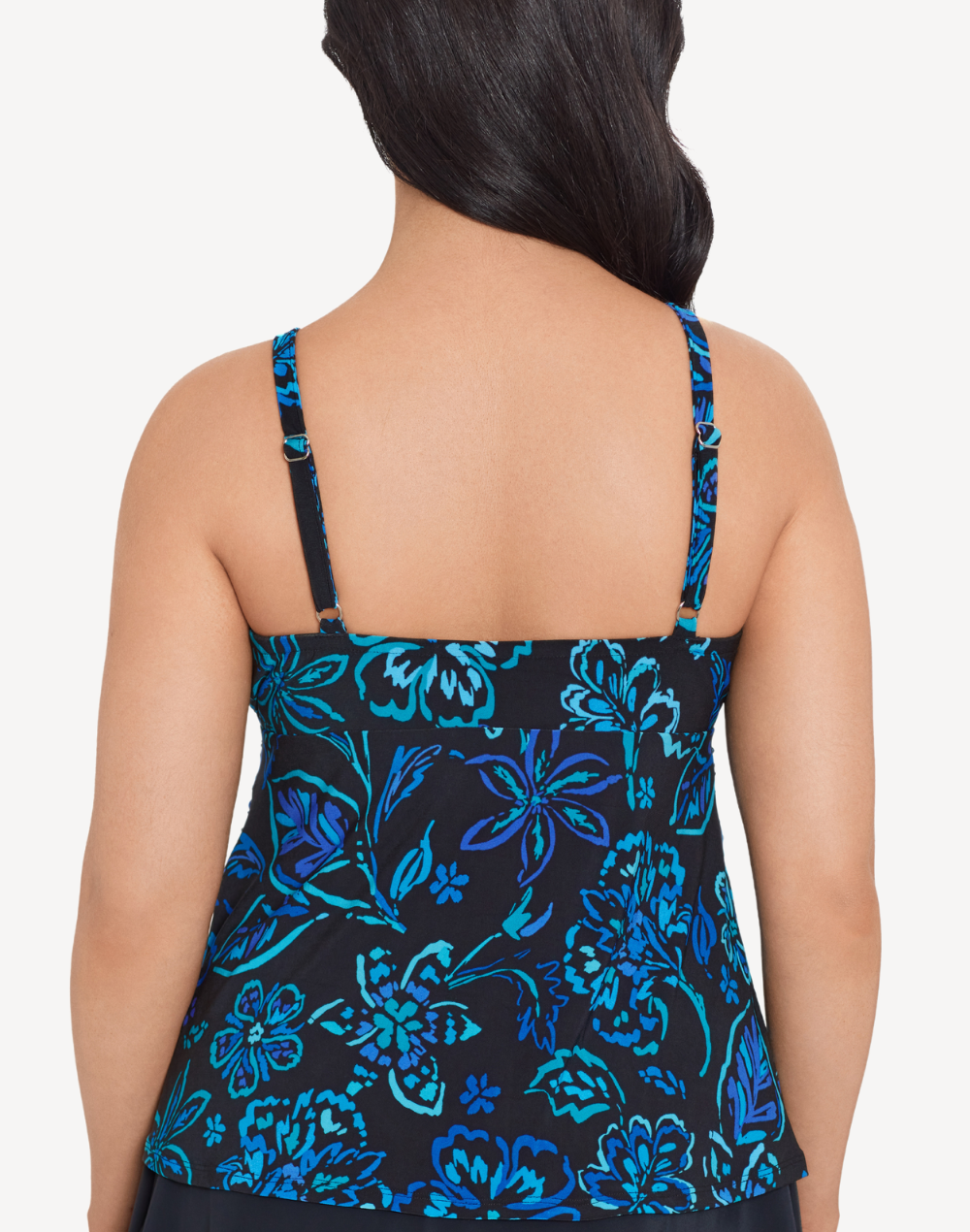 Batik Blooms Cara Tankini Top#color_batik-black-multi