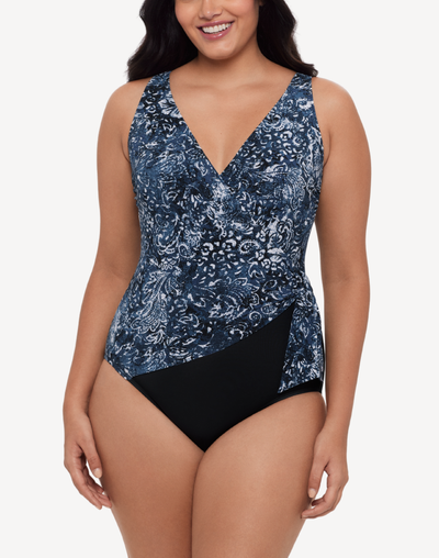 Flora And Fauna Vera One Piece Swimsuit#color_flora-blue-multi