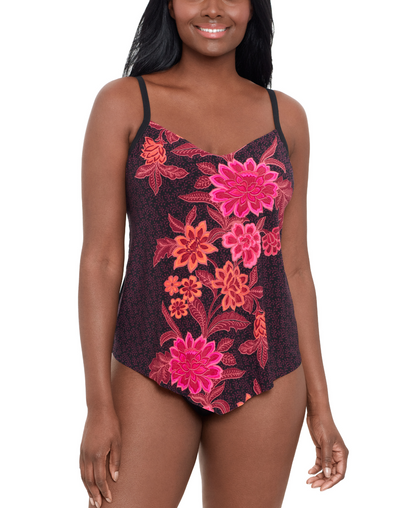 Garden Garland Hank Tankini Top#color_garden-pink