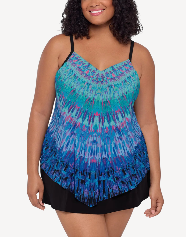 Going Places Hank Plus Size Tankini Top