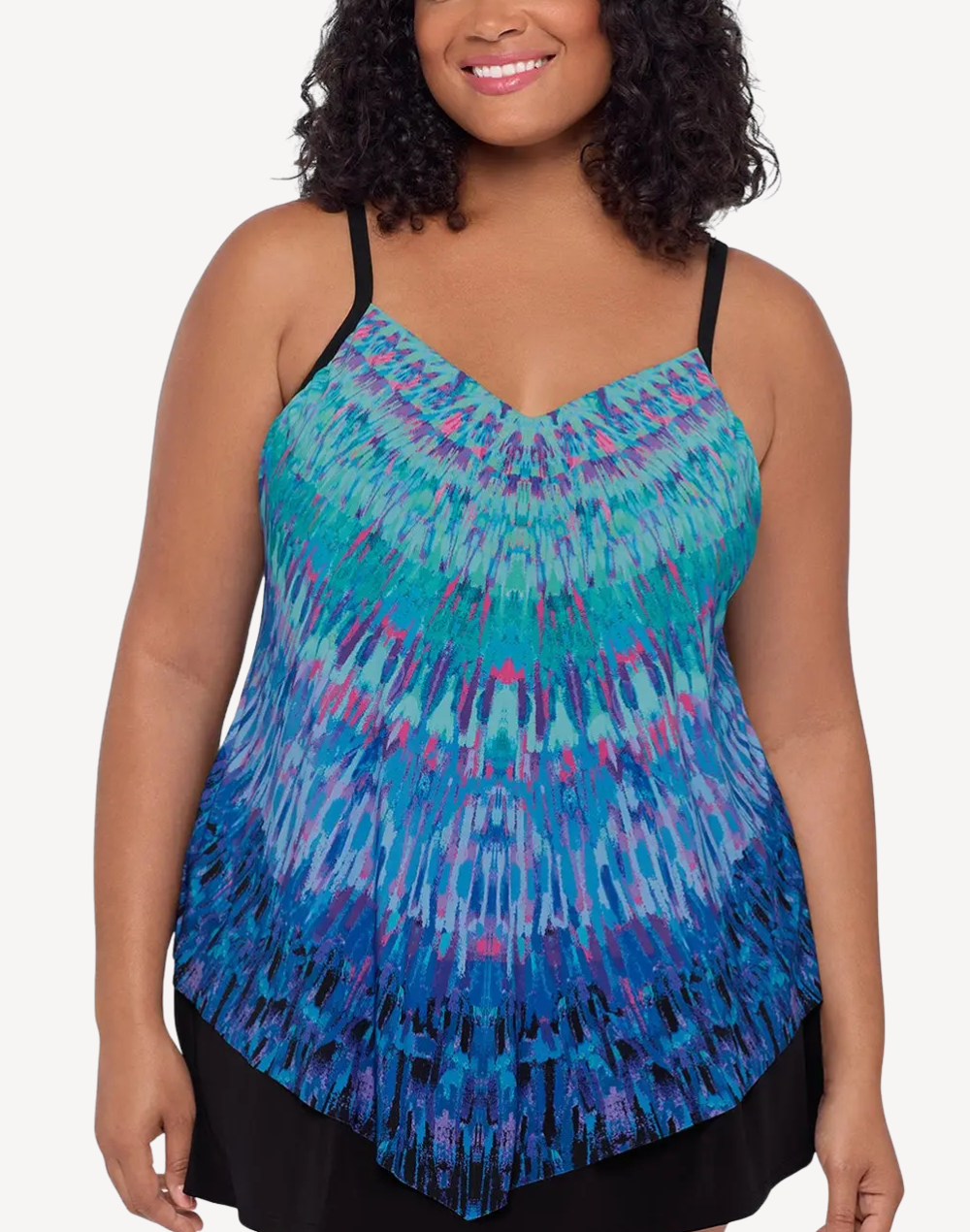 Going Places Hank Plus Size Tankini Top
