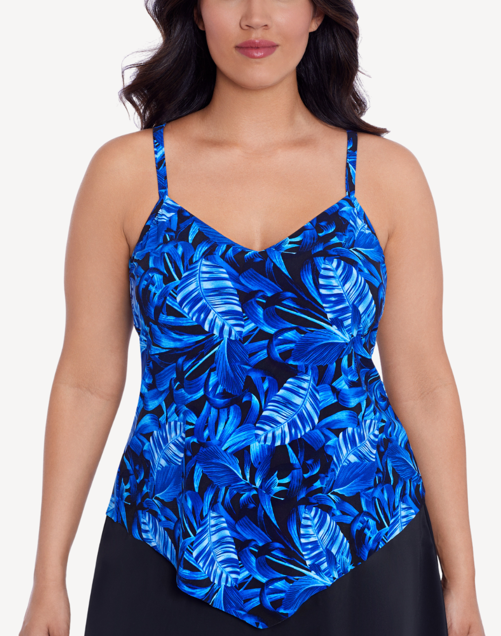 Hidden Tropics Hank Tankini Top#color_hidden-tropics-blue-multi