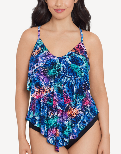 Primsatic Python Ronnie Tankini Top#color_primsatic-multi