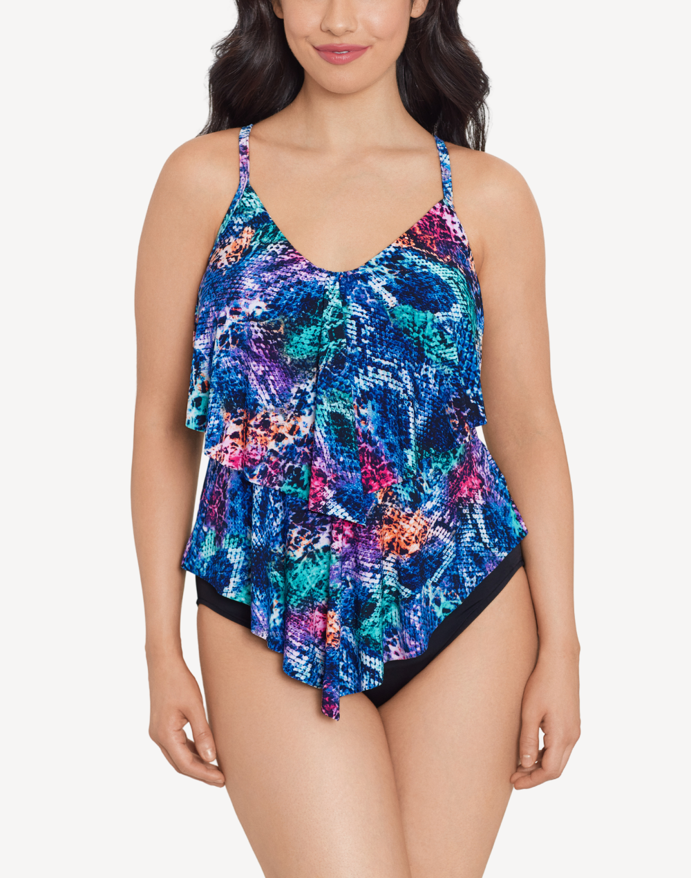 Primsatic Python Ronnie Tankini Top#color_primsatic-multi