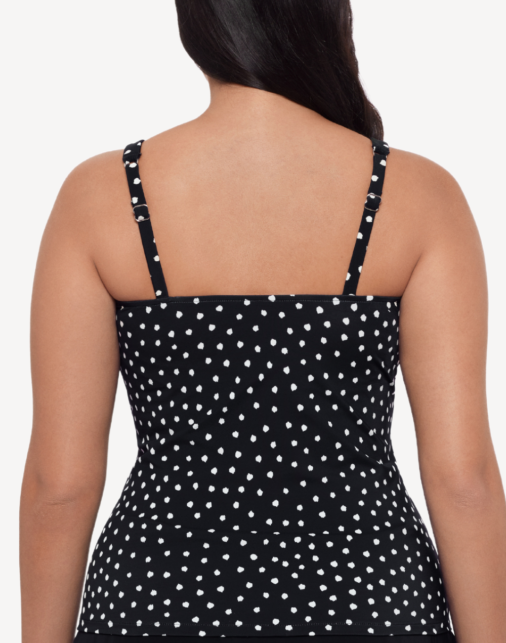 Sea Stone Ava Tankini Top#color_sea-black-white