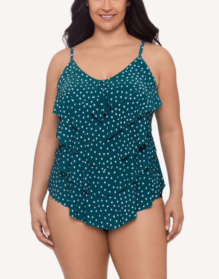 Sea Stones Rachel Plus Size Tankini Top