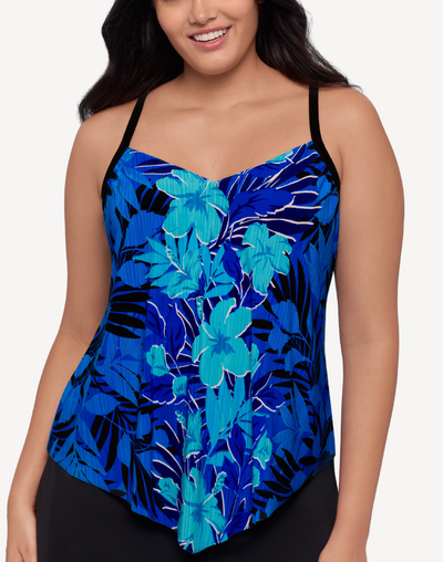 Tropic Zone Hank Tankini Top#color_tropic-blue-multi