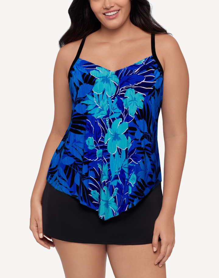 Tropic Zone Hank Tankini Top