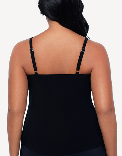 Whimsical Vines Hank Tankini Top#color_whimsical-black-multi