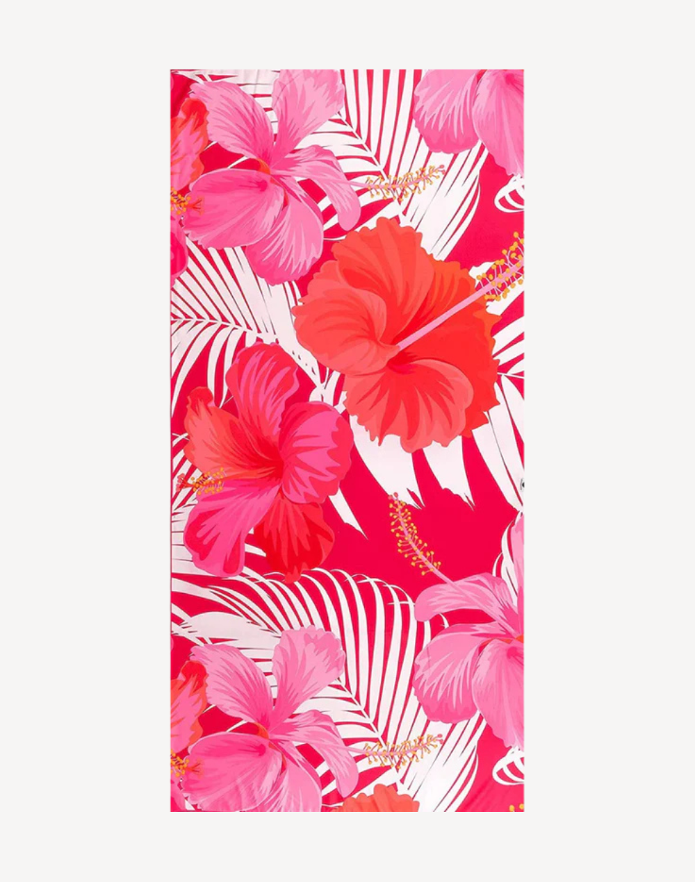 Hibiscus Jumbo Microfiber Towel