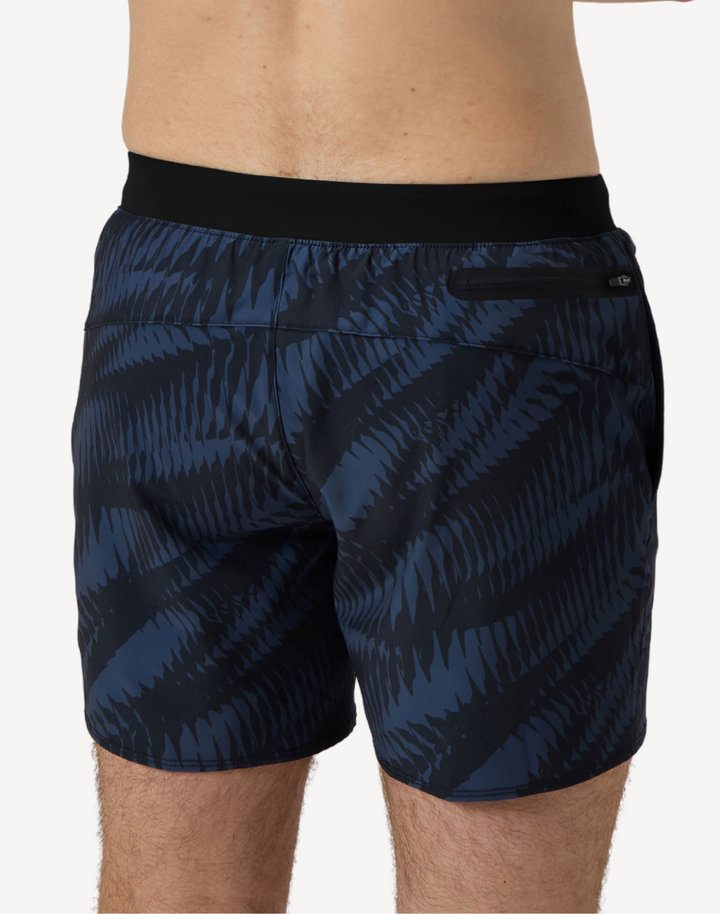 The Lookout Print 18" Swim Trunk