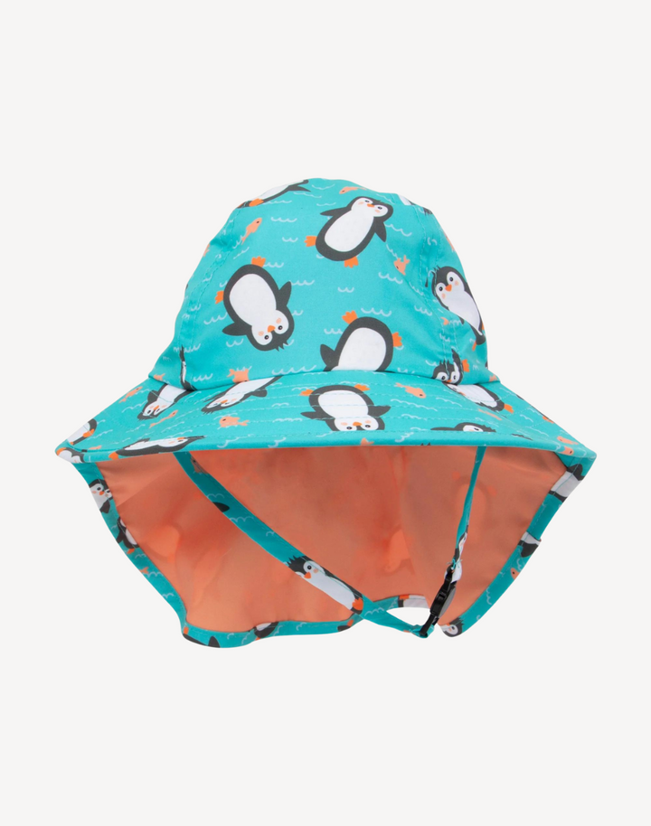 Infant Boys Penguin UPF 50 Sun Hat