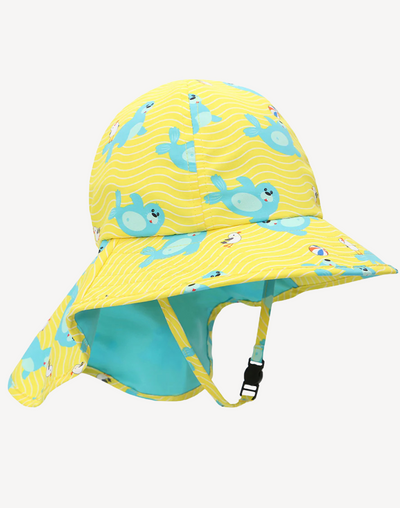 Toddler Seal UPF 50 Sun Hat#color_seal-aqua