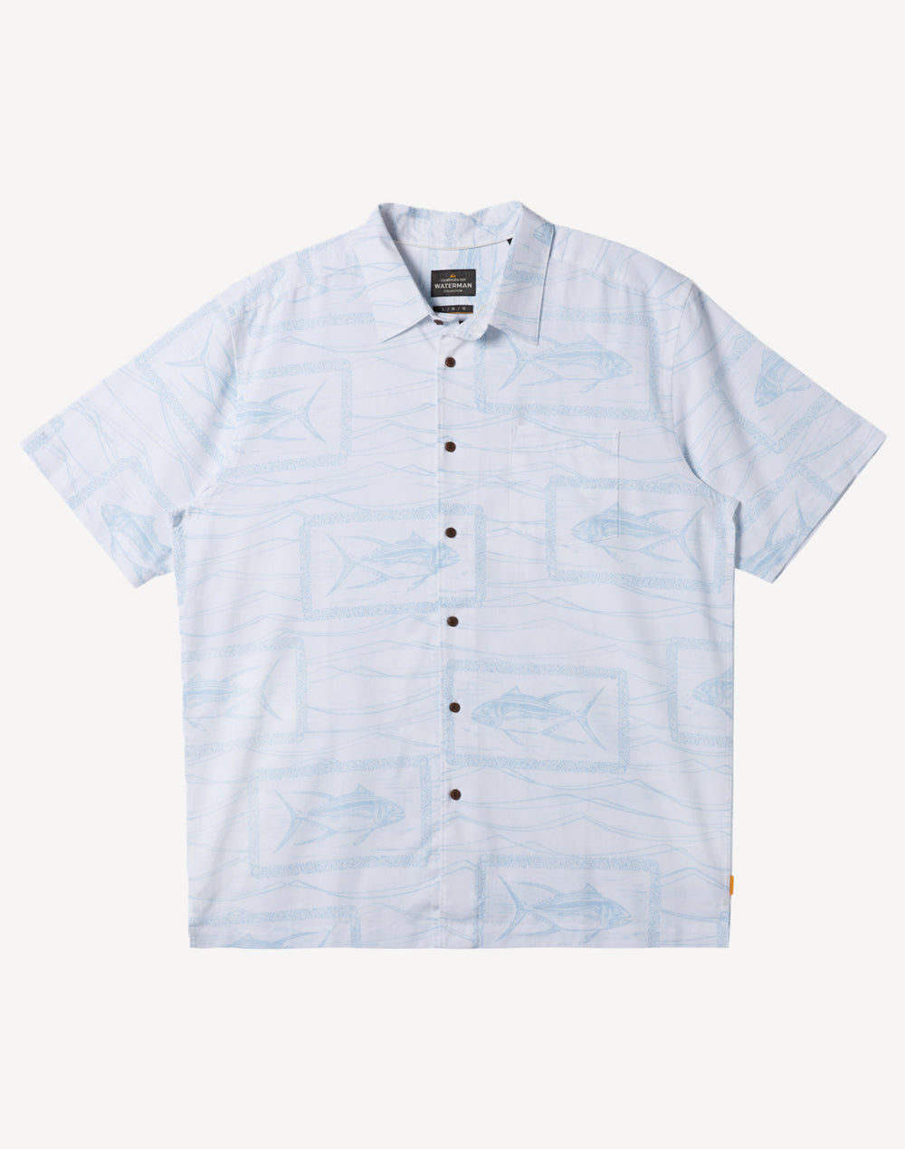 Reef Point Short Sleeve Shirt#color_reef-white
