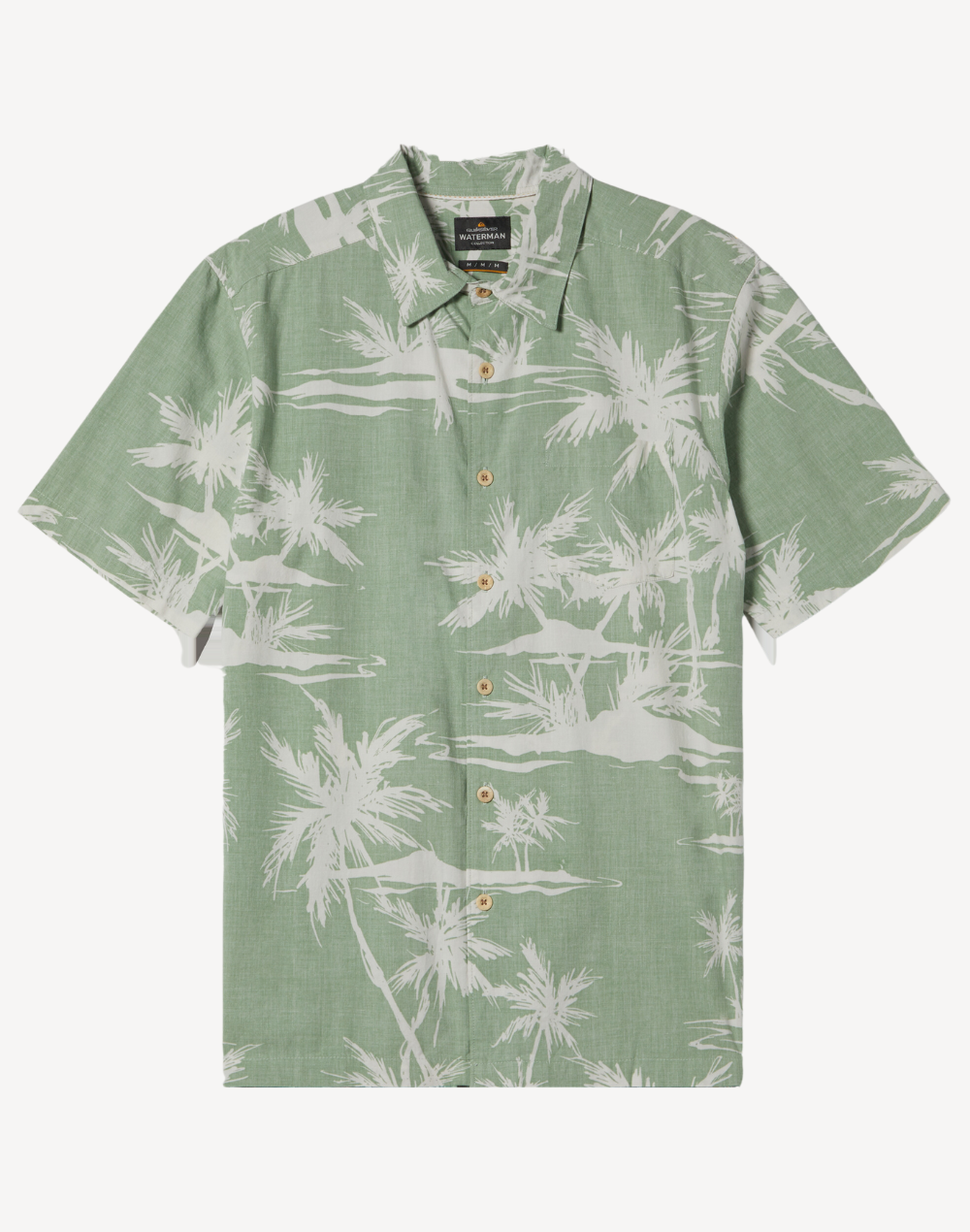 Palmz Short Sleeve Shirt#color_palms-green-eyes-print