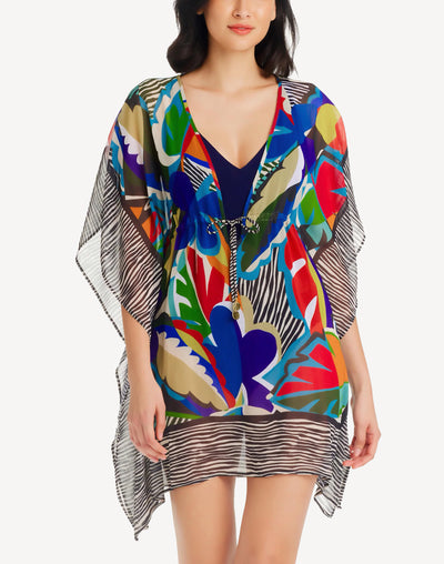 The Mix Chiffon Cover Up#color_the-mix-multi