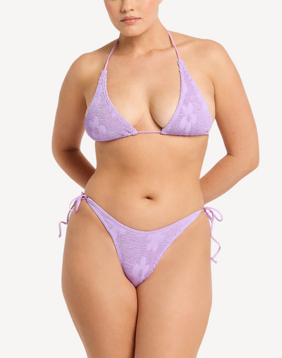 Cornflower Serenity Tie Side Bikini Bottom#color_cornflower-lavender