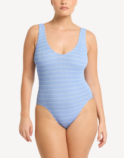 Mara Stripe One Piece Swimsuit#color_mara-powder-blue-stripe