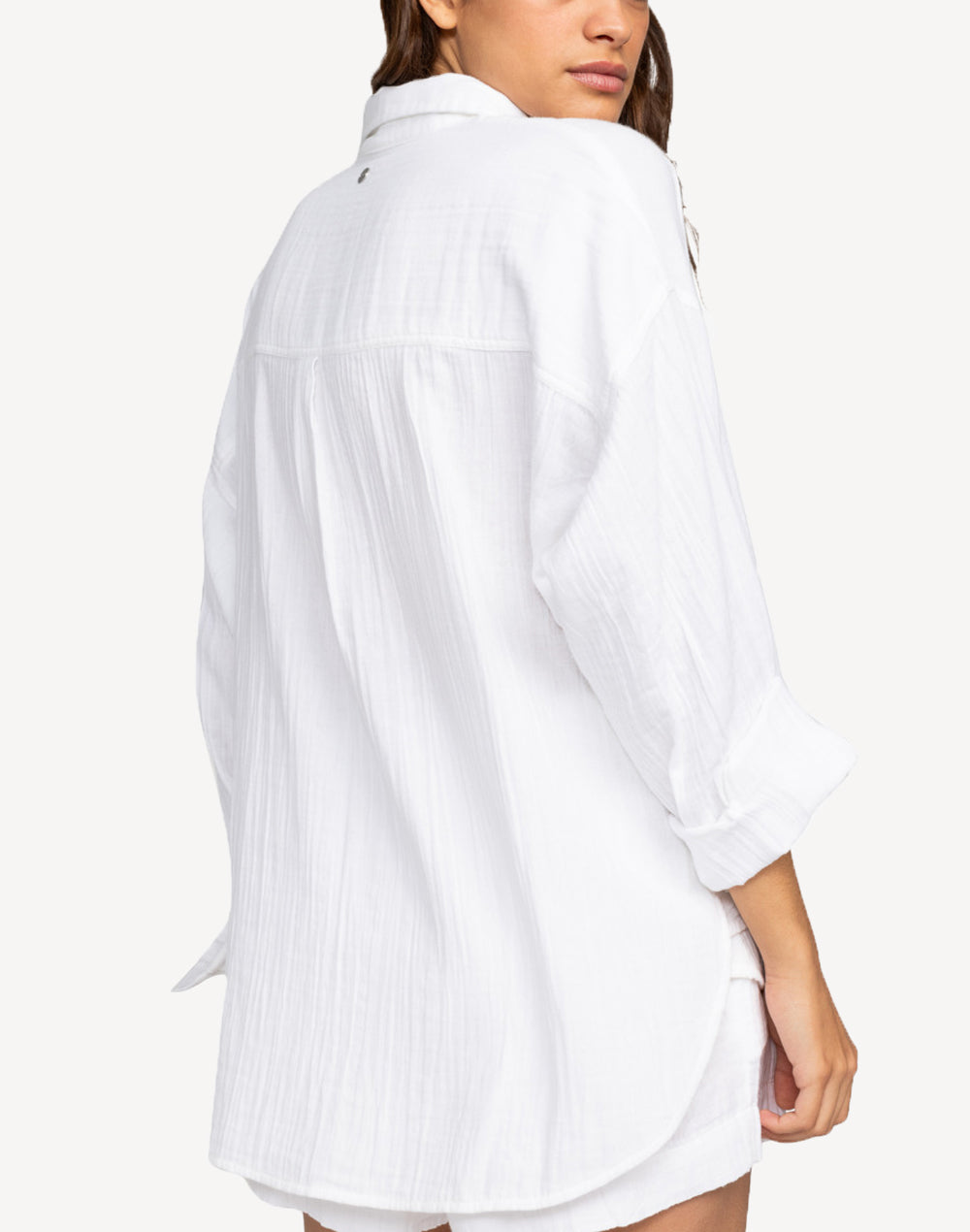 Morning Time Button Up Shirt#color_white