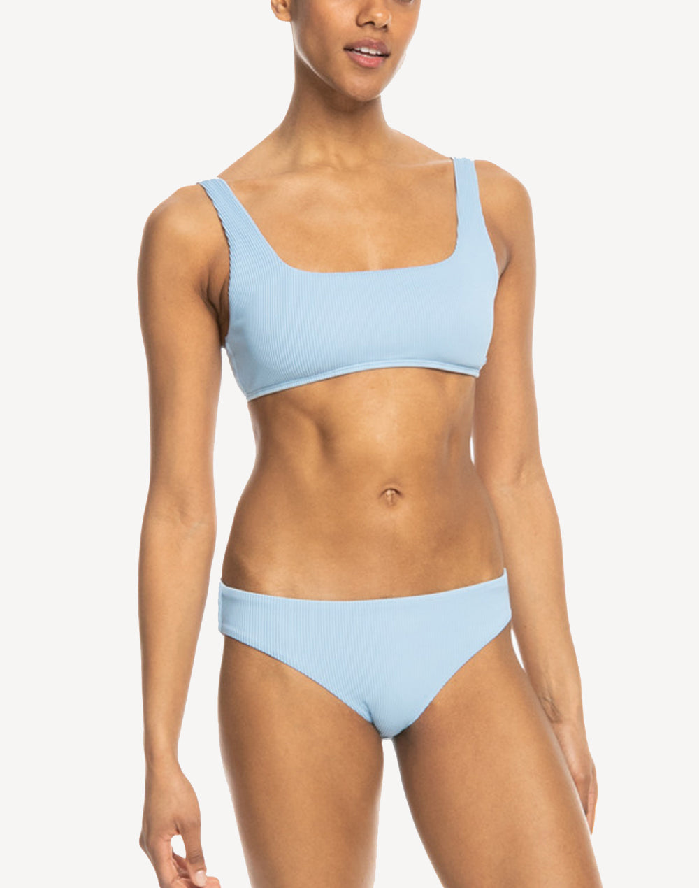 Ribbed Love The Glassy Bikini Top#color_bel-air-blue