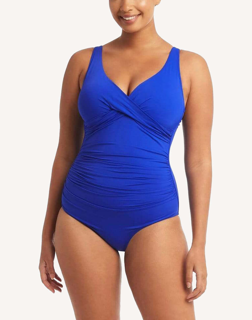 Essentials Cobalt Cross Front Multifit One Piece