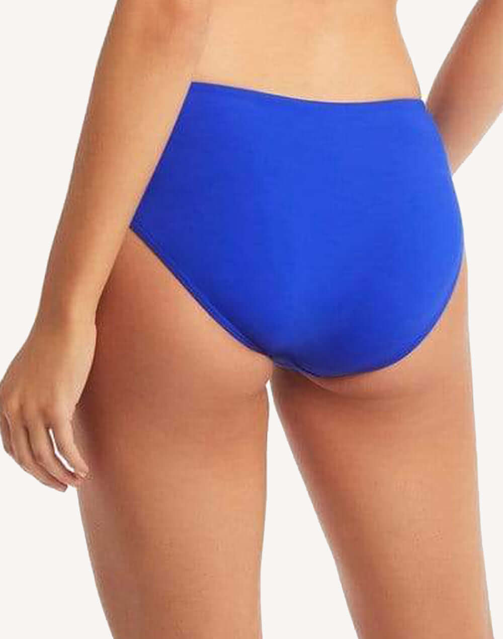 Essentials Cobalt Mid Bikini Bottom