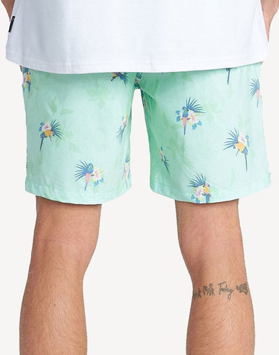 Billabong Sundays Layback 17"  Swim Trunk#color_green