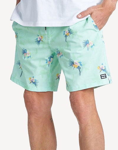 Billabong Sundays Layback 17"  Swim Trunk#color_green