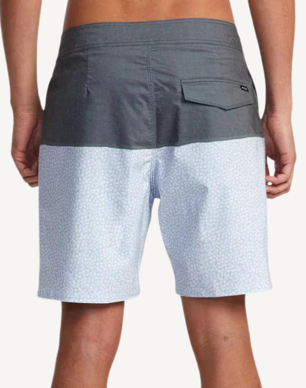 Ditsy Print County 18" Boardshort#color_ditsy-garage-blue