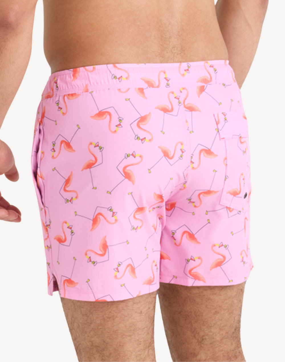 Oh Buoy 2N1 5" Swim Trunk#color_drinko-flamingo-taffy