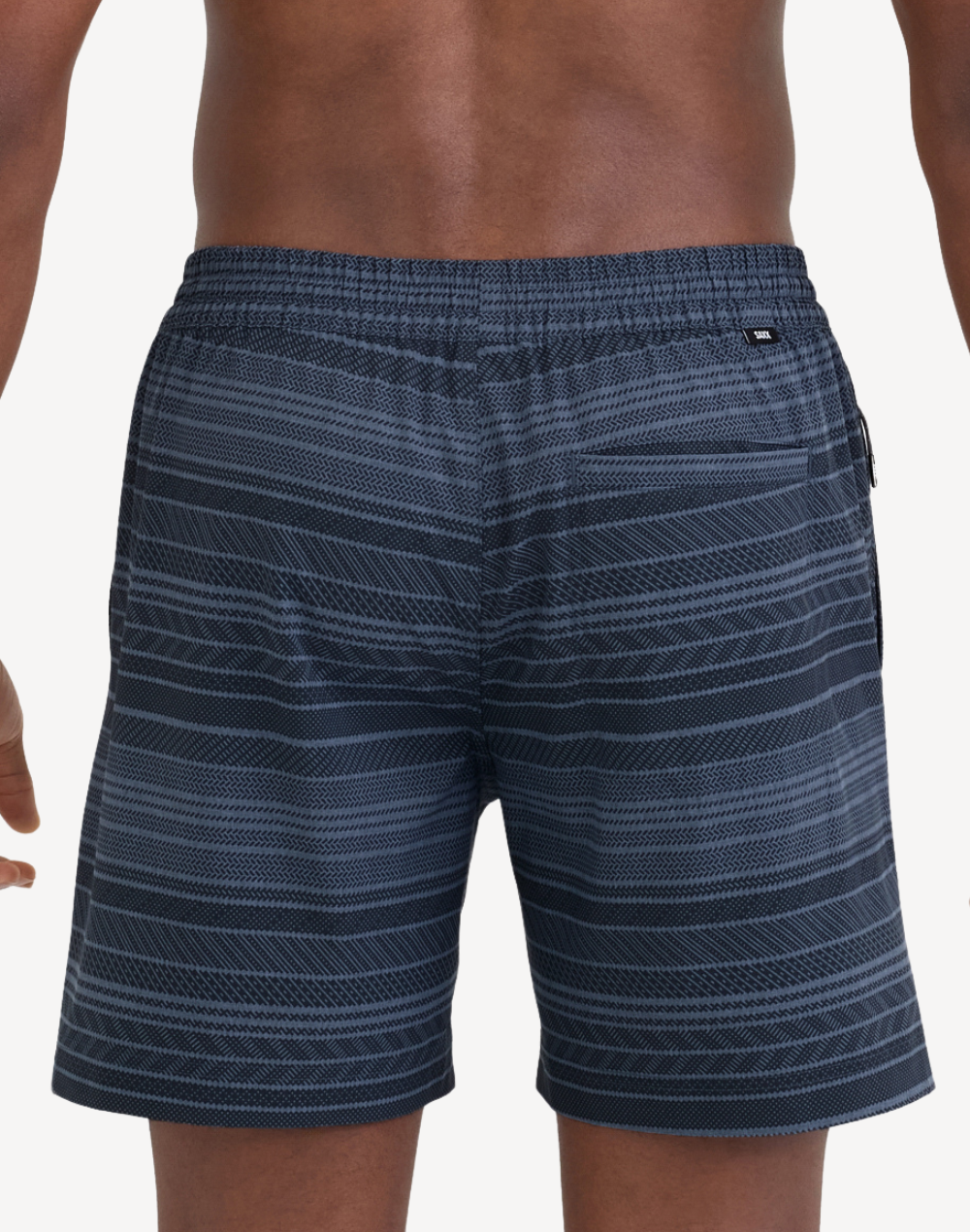 Sea To Shore 2N1 17" Swim Trunk#color_sea-agitated-stripe-indigo