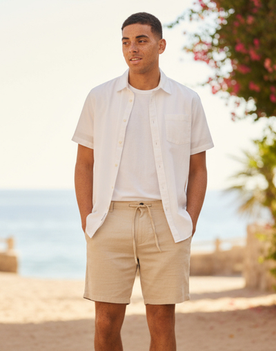 Brody Linen Blend Shorts#color_brody-incense
