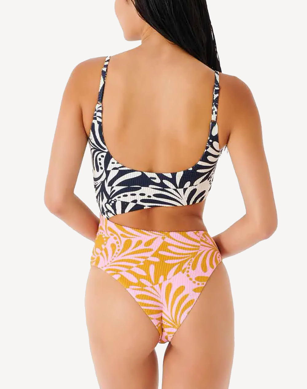 Afterglow Swirl Cheeky One Piece#color_afterglow-navy