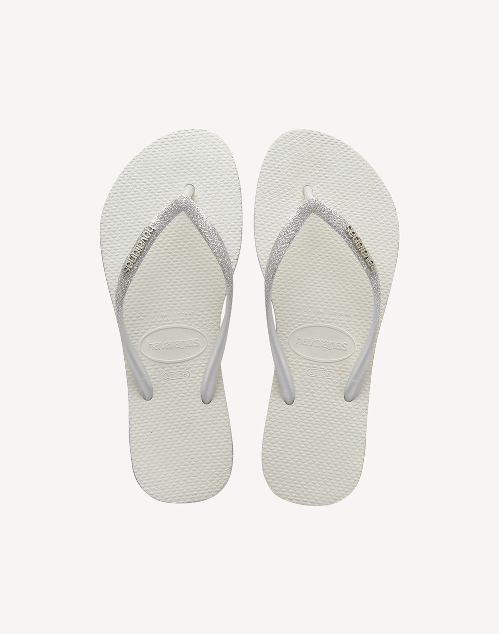 Havaianas Women's Slim Sparkle Sandal#color_white