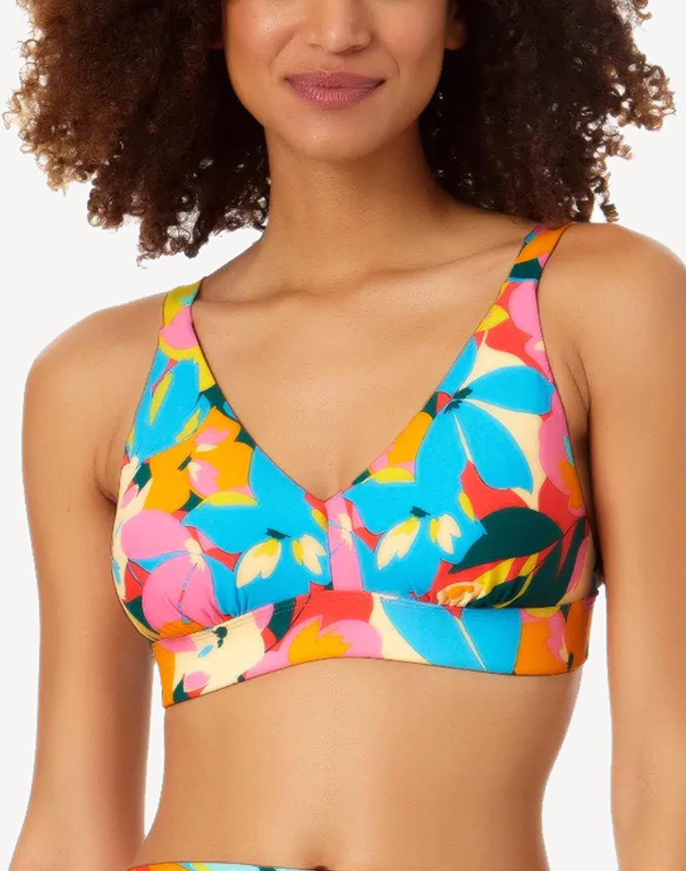 Plumeria Easy Triangle Bikini Top#color_plumeria-multi