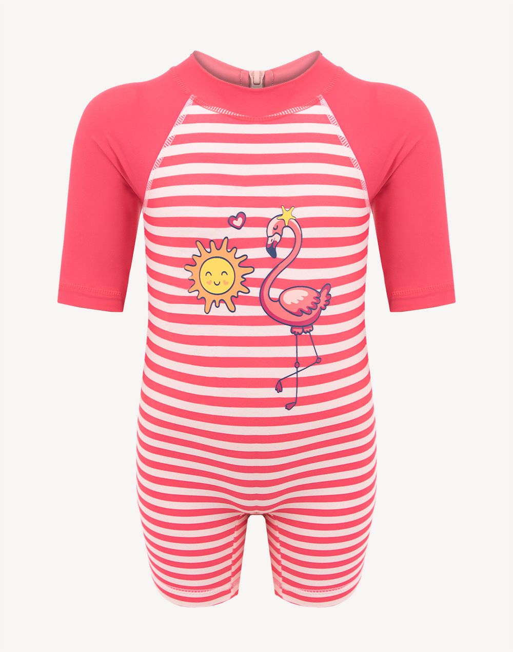5 Oceans Infant Girl's Flamingo UV Suit#color_pink