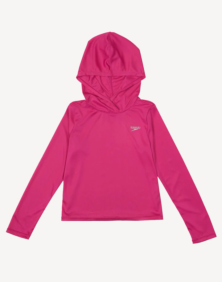 Girls Hooded Swim Tee