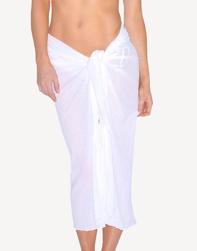 Cover Me Solid Sarong#color_white