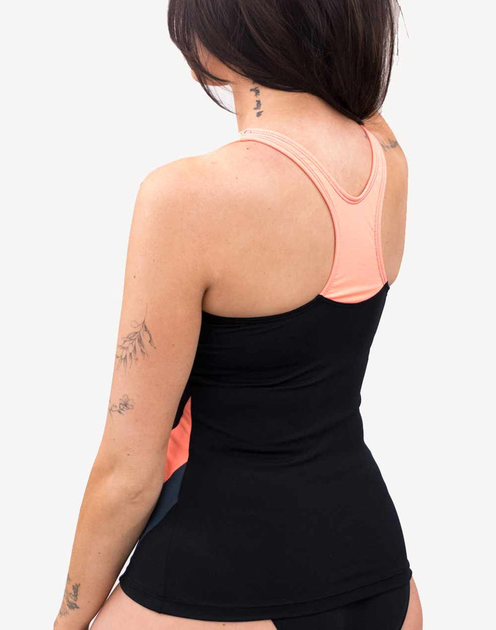 Colourblock Tankini Top