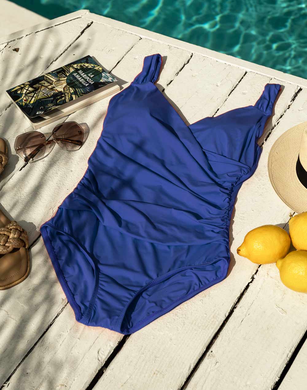 Solid Surplice One Piece